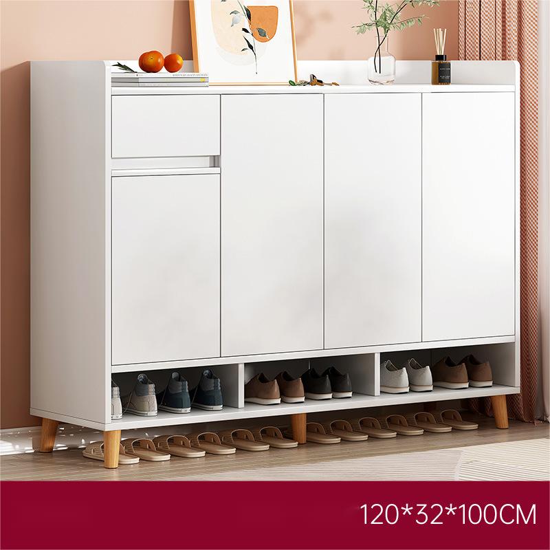 SOCE010 -  Craftsman Shoe Cabinet with Storage and Top Display Shelf image 8