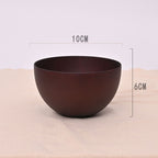 BOWL011 - Natural Wooden Rice Bowl image 1