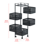 BS038 - Square Vegetable Basket Space Saver image 6