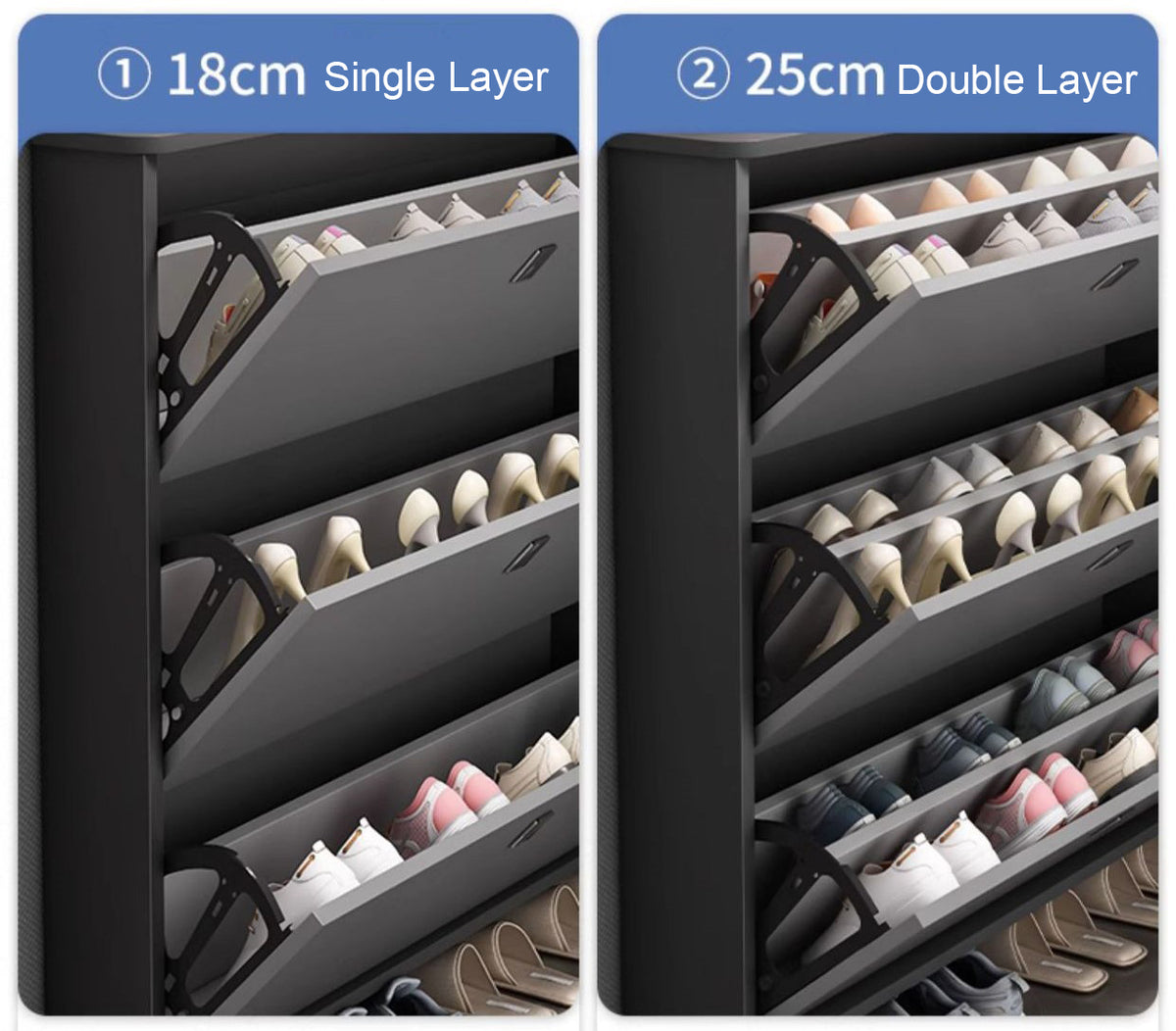 SOCE008 Zhtao Modern Nordic Shoe Cabinet image 2