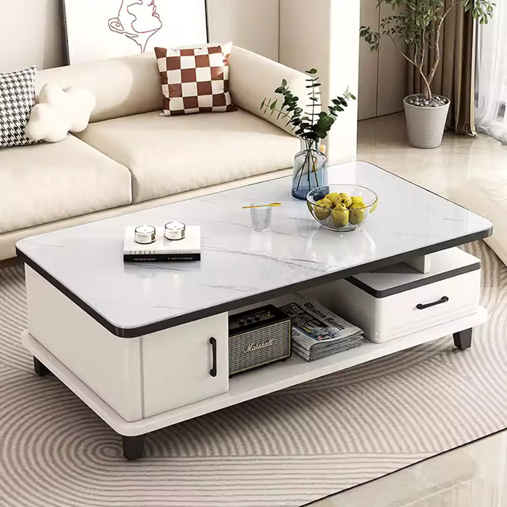 EDB010 Craftsman Exquisite Marble Texture Coffee Table image 1