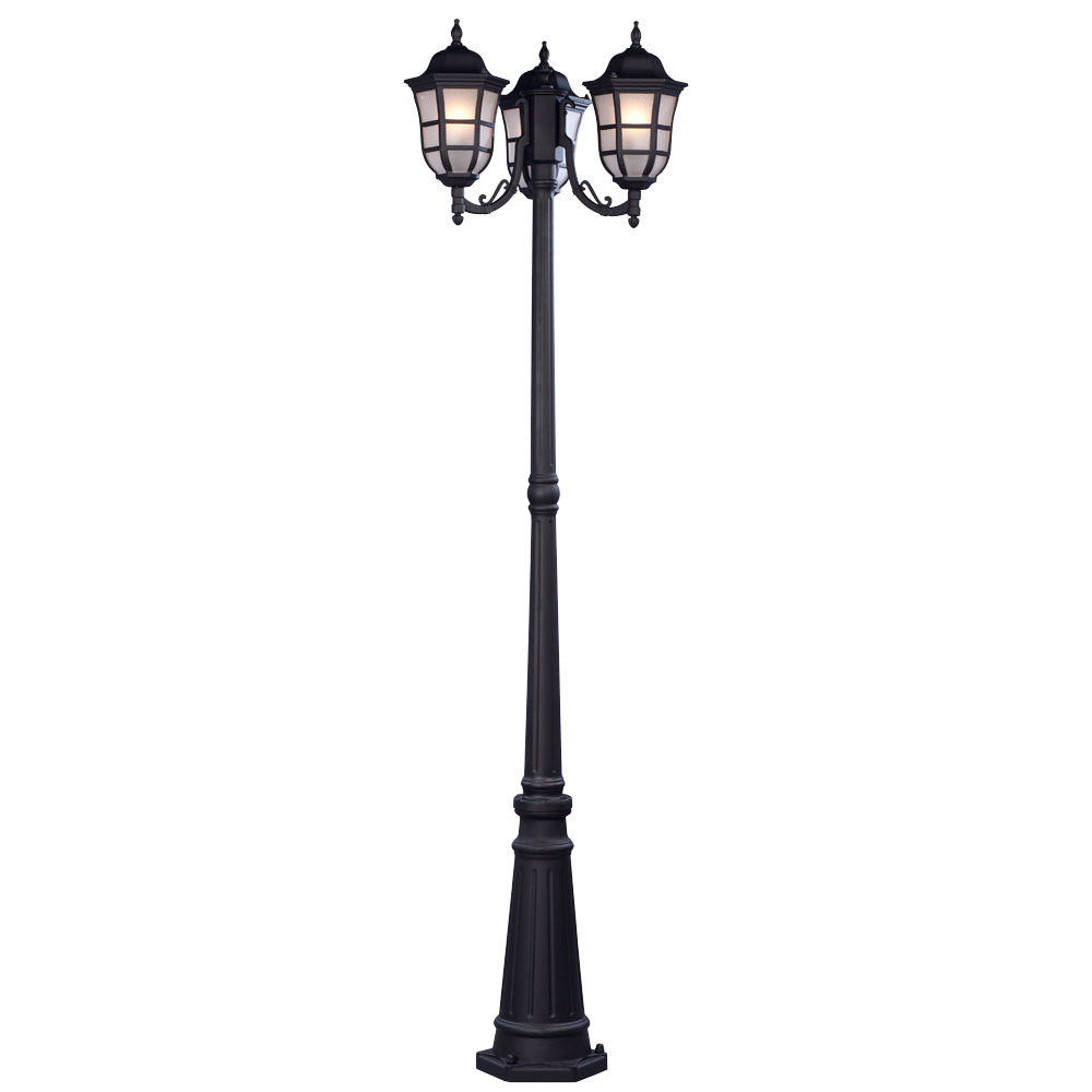 318845-3BK - 3L POLE LIGHT BK