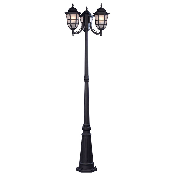 318845-3BK - 3L POLE LIGHT BK