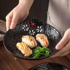 DISH010 - Japanese Style Ceramic Salad Plate Dessert Plate image 2