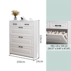 SOCE009 - Simply Modern Shoe Cabinet with Drawer and Top Storage image 13
