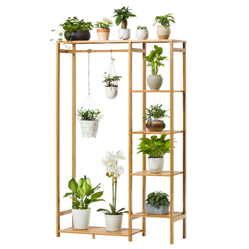 PS047 - Multi-Functional Bamboo Plant Stand – Display Rack image 1