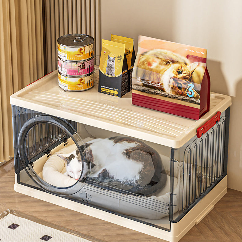 BS043 - Multifunctional Cozy Cat House with Storage Cabinet image 2