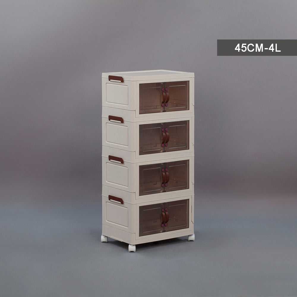 BS025 - Installation-Free Plastic Multi-Layer Storage Cabinets image 5