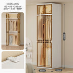 CC054 - Multi-Layer Plastic Wardrobe Closet – Modular Hanging & Storage Cabinet image 7