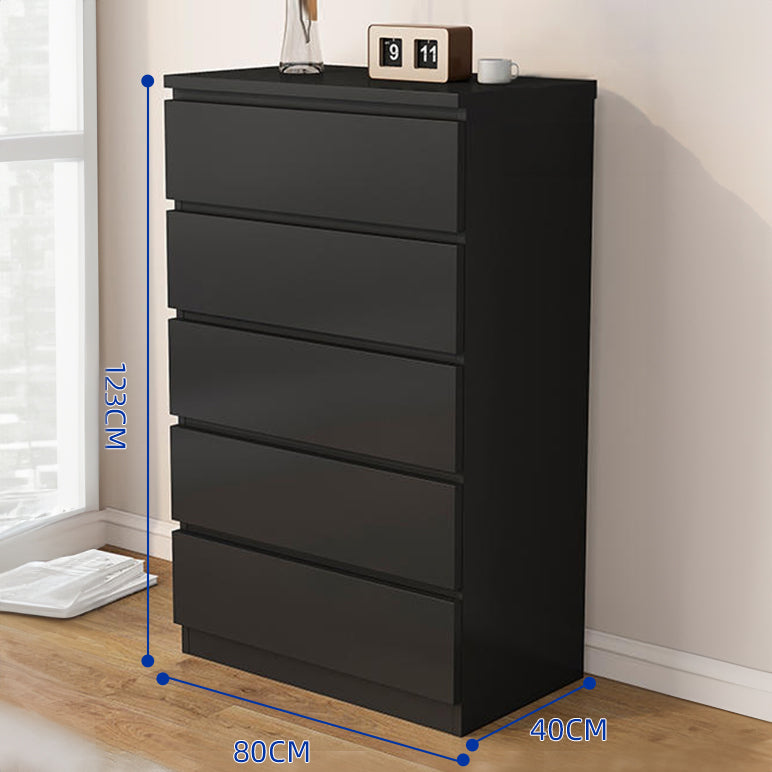 CBD027 - Elegant Drawer Dresser in Black | Modern Deep Storage Chest for Bedroom image 7