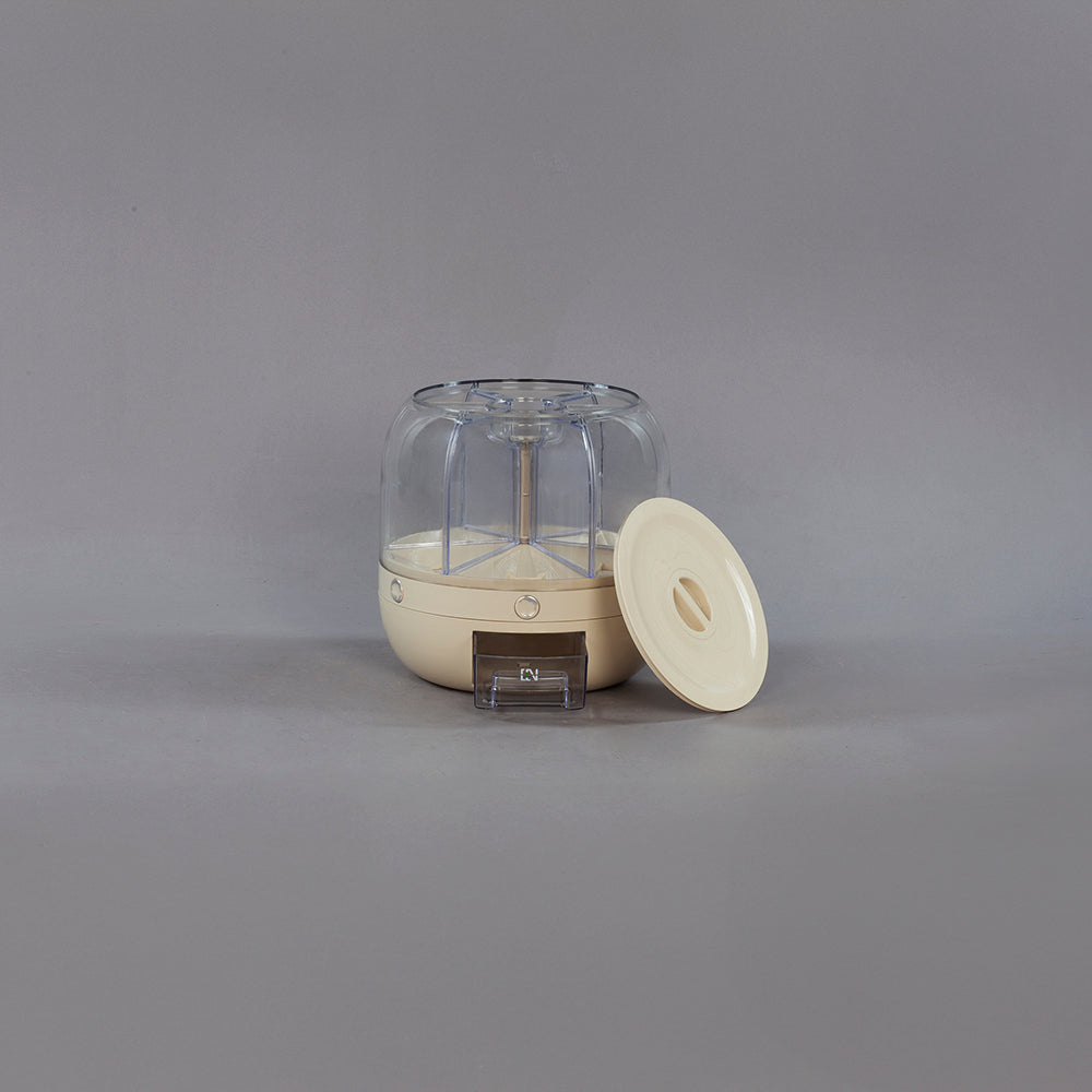 BOX001 - Divided Rotating Grain Rice Storage Box image 11