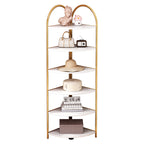 BS011 Craftsman Corner Cabinet Triangle Shelf Bedroom Storage Wall Side Stand image 3