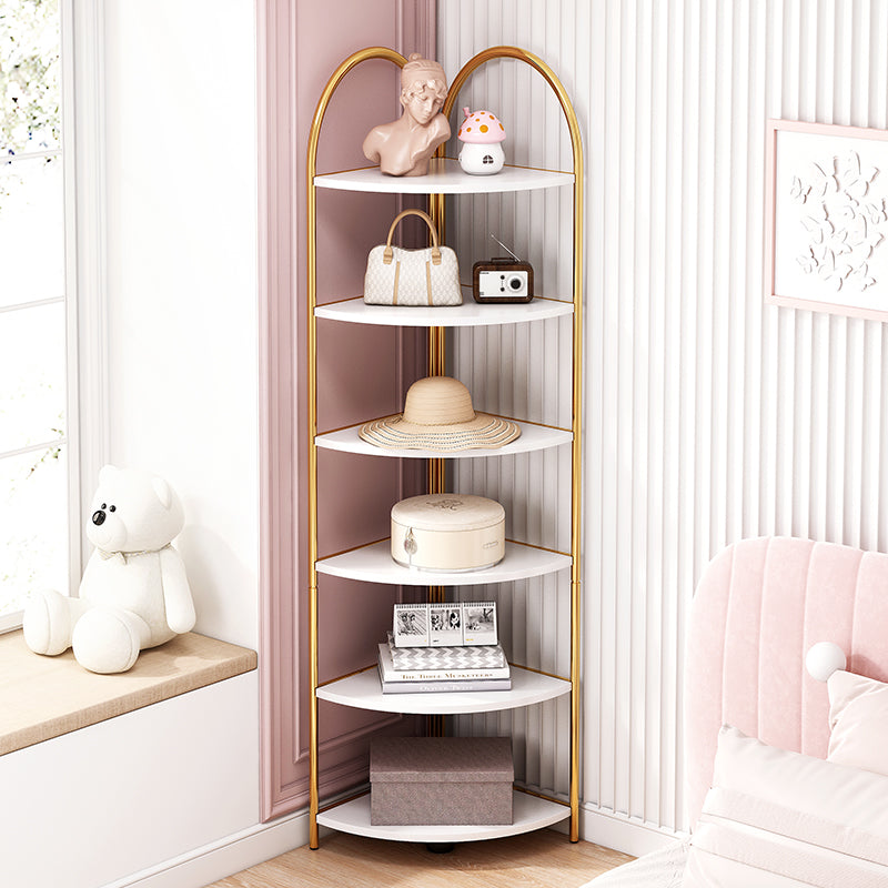 BS011 Craftsman Corner Cabinet Triangle Shelf Bedroom Storage Wall Side Stand image 0