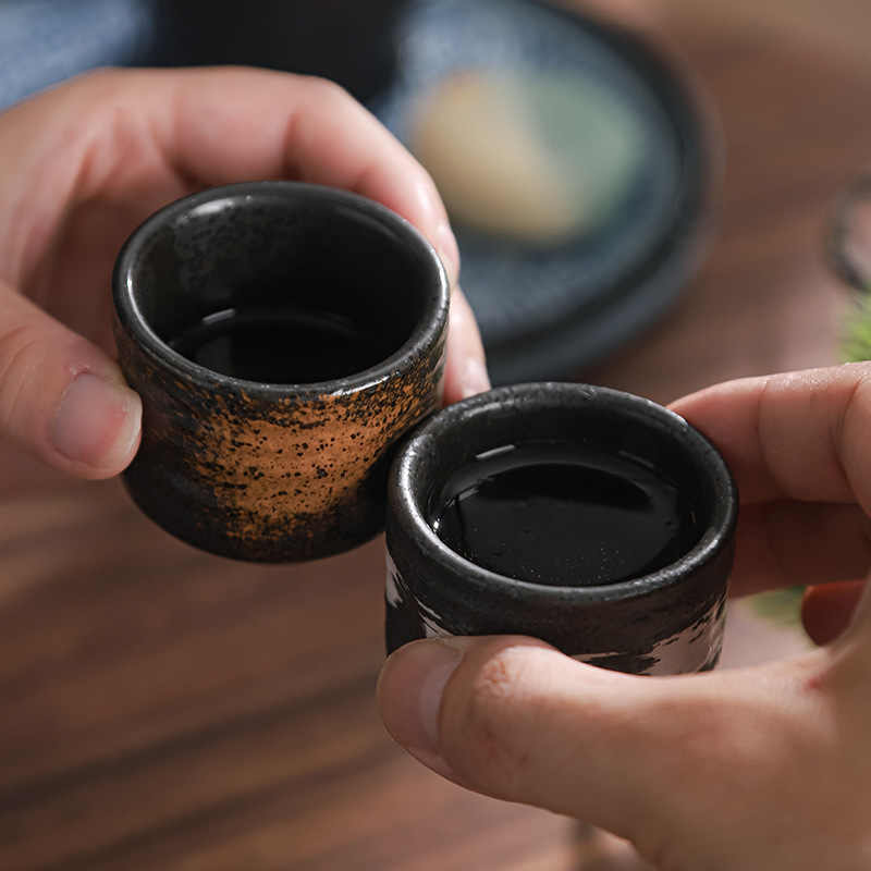 CUP002 - Japanese Style Ceramic Tea Cup Sake Cup image 1
