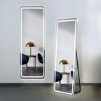 VAN002 - LED Full-Length Floor Mirror with Lights – 3 Color Adjustable image 1