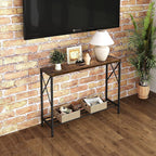 EDB042 - 41.9" Narrow Console Table with Metal Frame image 2
