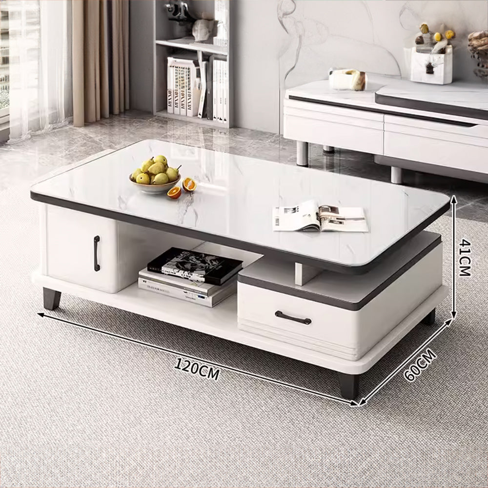 EDB010 Craftsman Exquisite Marble Texture Coffee Table image 3