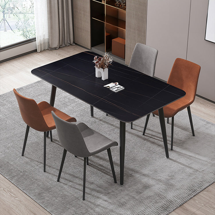 LDF024 - Contemporary Dining Table with Rock Plate Tabletop image 2