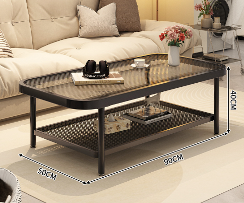 EDB017 - Glass Simple Creative Round Coffee Table image 5