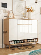 SOCE049 - Nordic Wood Door Entry Shoe Cabinet image 12