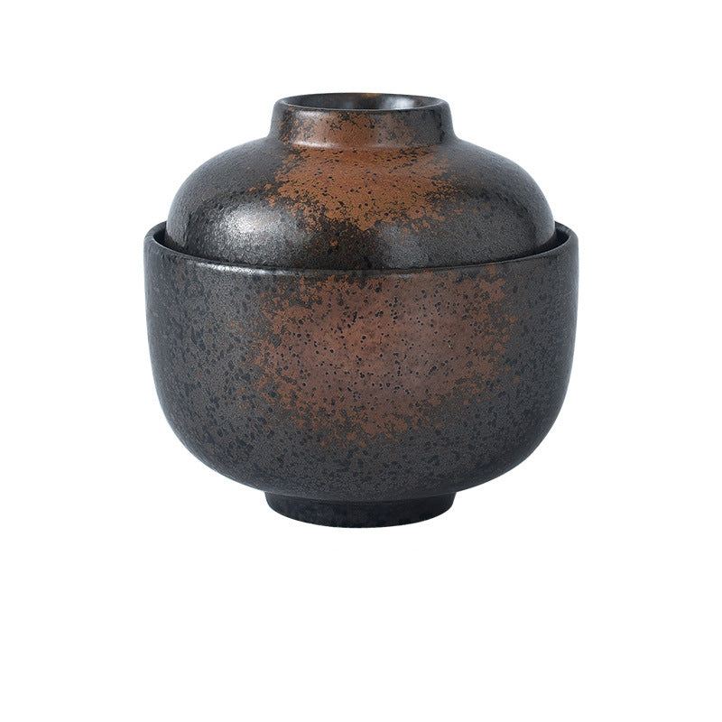 BOWL007 - Ceramic Mini Casserole Soup Bowl with Lid image 7