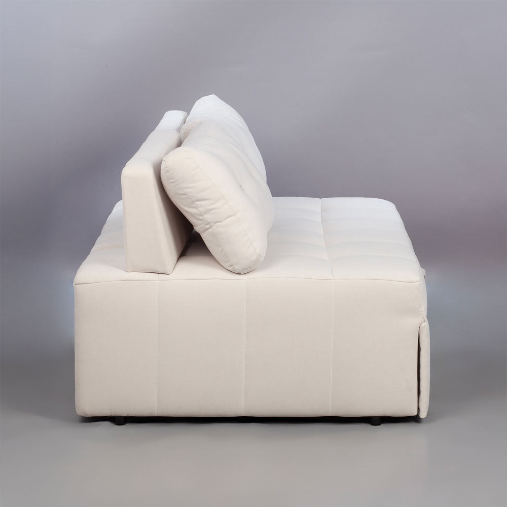 SOB022 - Modern Minimalist Cream Cloud Sofa image 3
