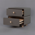 CBD020 - Cream Air Bedside Cabinet Nightstand with Two Storage image 8