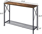EDB042 - 41.9" Narrow Console Table with Metal Frame image 3