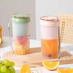 THPJ107 - Type-C Rechargeable Portable 300ml PC Electric Blender Juice Extractor image 0