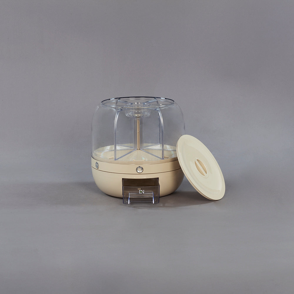 BOX001 - Divided Rotating Grain Rice Storage Box image 8