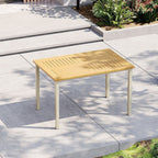 ODS007 - Outdoor Wood-Plastic Patio Table and Chair image 3