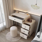 DR009 - Solid Wood Dressing Makeup Table with Side Cabinet image 5
