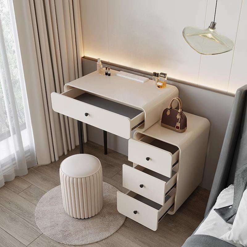 DR009 - Solid Wood Dressing Makeup Table with Side Cabinet image 5
