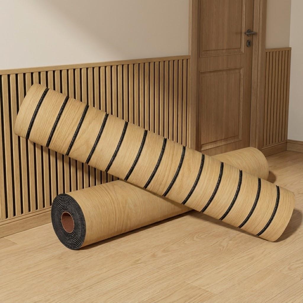 WAP002 - 3D Self-Adhesive Wood Grain Wall Panels image 0