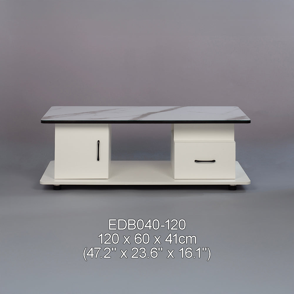EDB040 Craftsman Exquisite Marble Texture Coffee Table image 5
