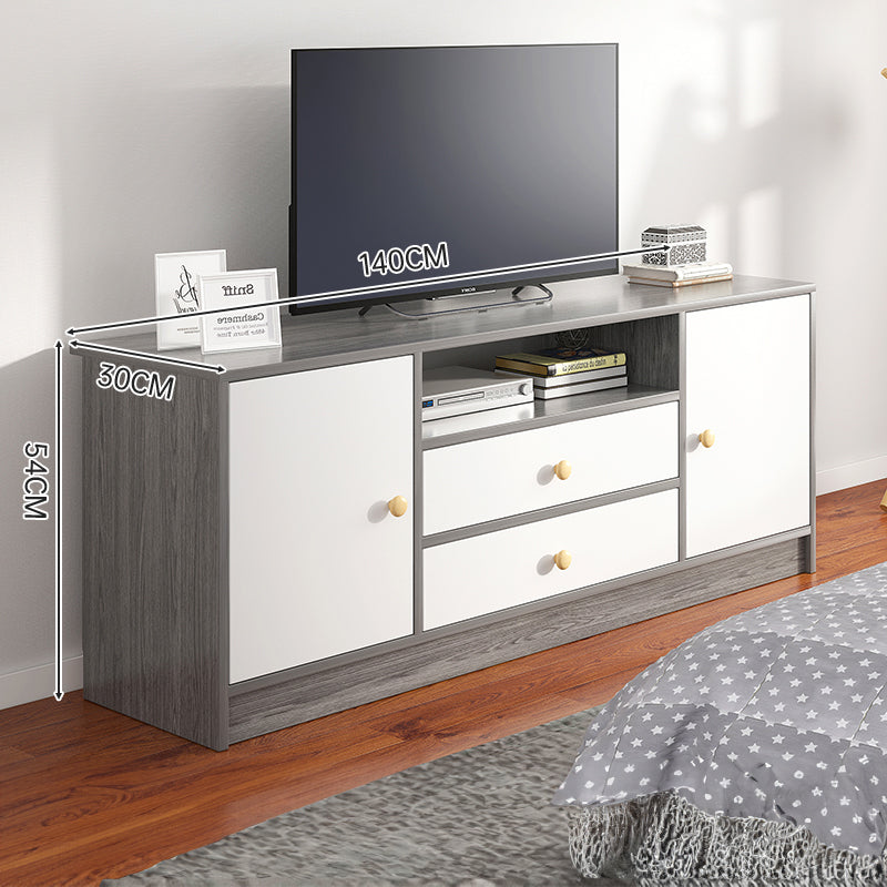 TV009 - Modern TV Stand with Storage Drawer & Cabinet image 8