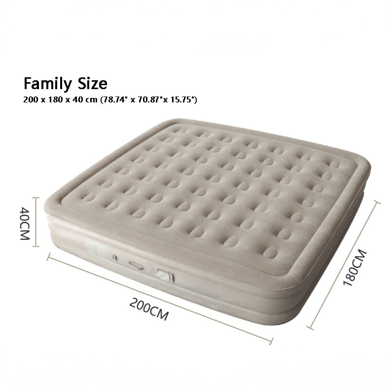 ARM002 - Camping Power Cable-Free Build-in Pump Air Mattress - High Version image 4