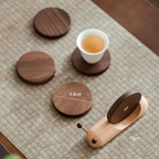 TYP-425 - Snail-Shaped Cup Coaster Tray – Creative Desk Tea Coaster image 1