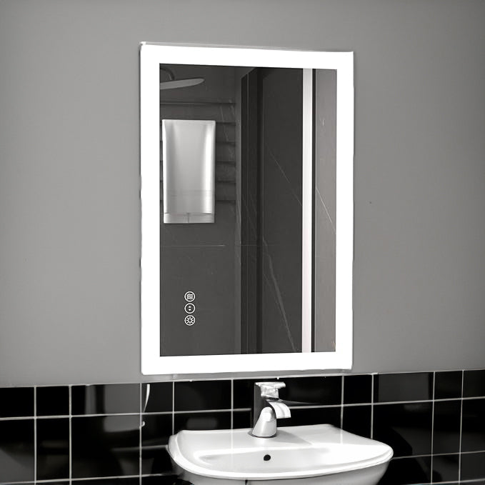 LM002 - Framed LED Bathroom Mirror image 0