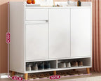 SOCE058 -  Craftsman Shoe Cabinet with Storage and Top Display Shelf image 6