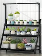 PS005 Bamwood Balcony Floor Stand Rack image 7