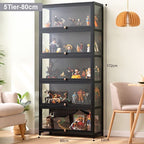 BS013 Bamwood Simple Modern Home Transparent Display Case image 6