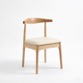 CHZ044 - Mid-Century Modern Solid Wood Dining Chair with Cushioned Seat image 0