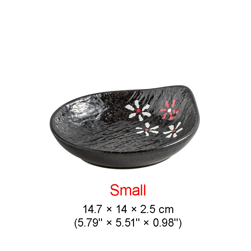 DISH010 - Japanese Style Ceramic Salad Plate Dessert Plate image 5
