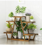 PS023 Bamwood Multi-Layer Plant Floor Stand image 5