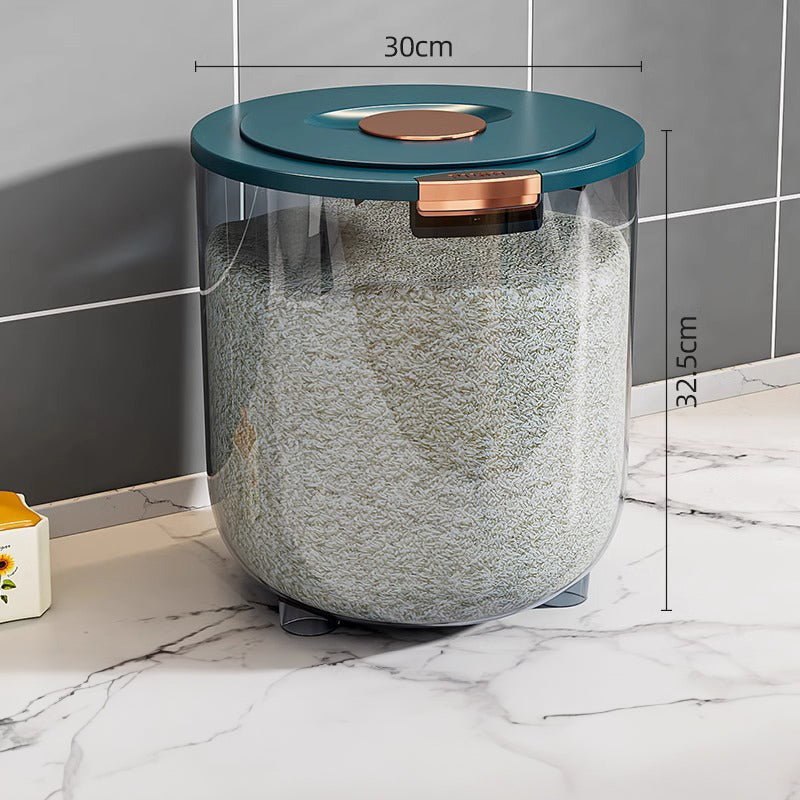 BOX005 - Sealed Flip-Lid Rice Storage Container image 2