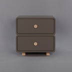 CBD020 - Cream Air Bedside Cabinet Nightstand with Two Storage image 7