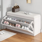 SOCE043 - White Bliss Shoe Bench image 0