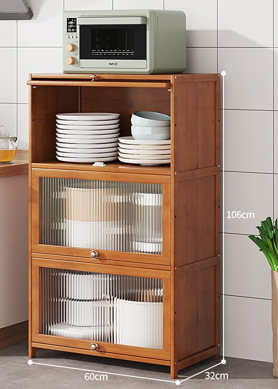 WCK002-Kitchen Cabinet with Clear Doors image 2