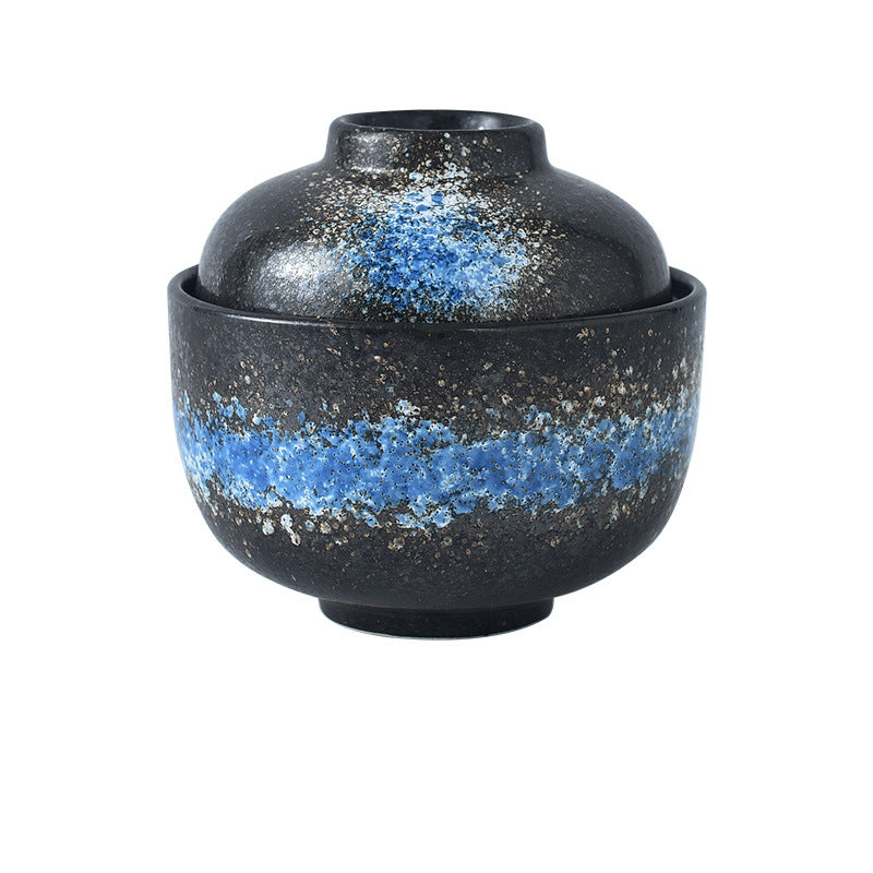 BOWL007 - Ceramic Mini Casserole Soup Bowl with Lid image 4